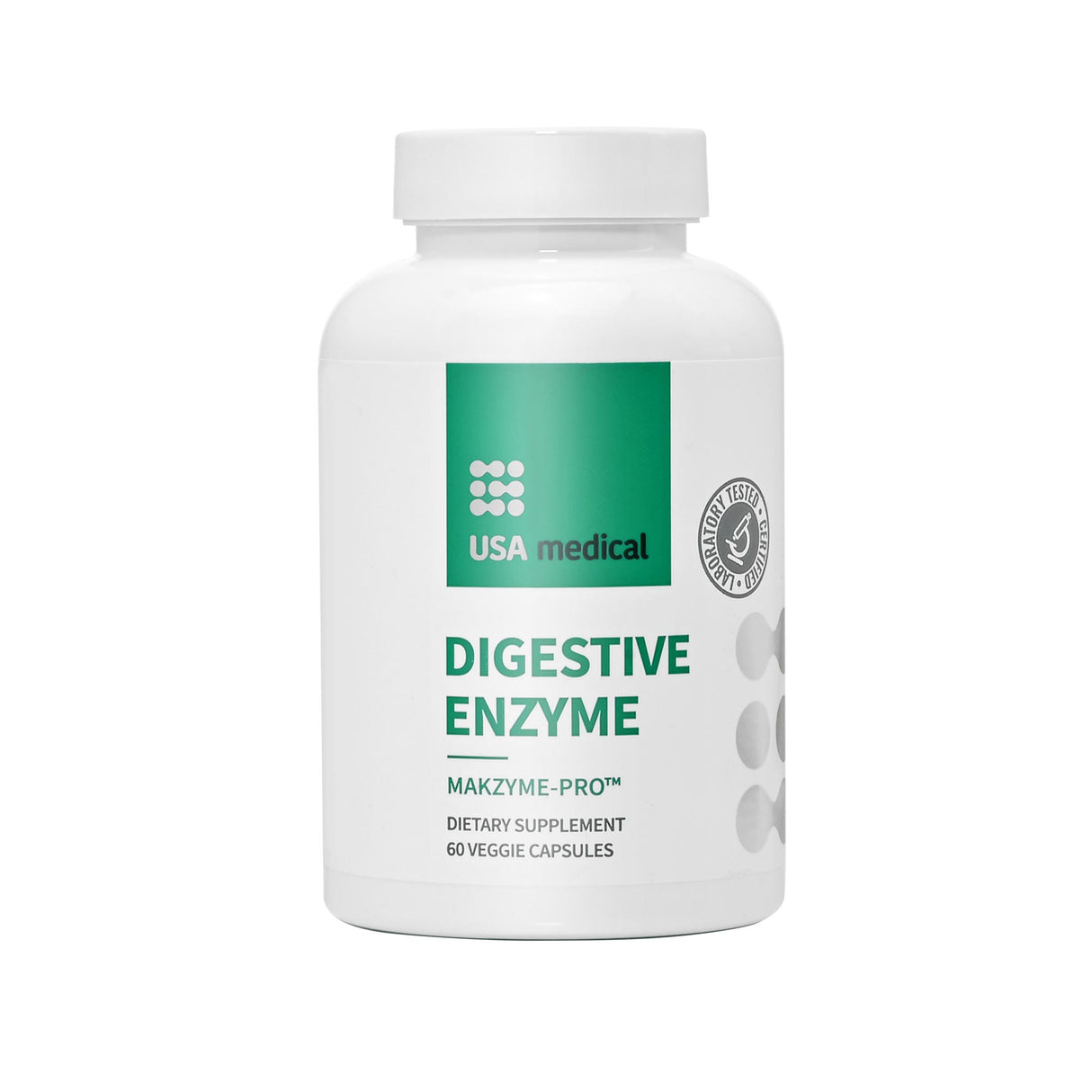 USA Medical Digestive Enzyme Capsules 60 pcs