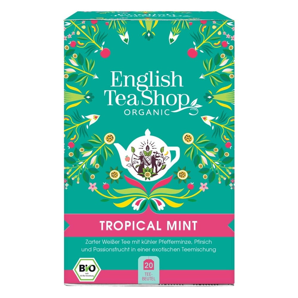 English Tea Shop Tropical Mint Organic Tea 40g (20 bags)