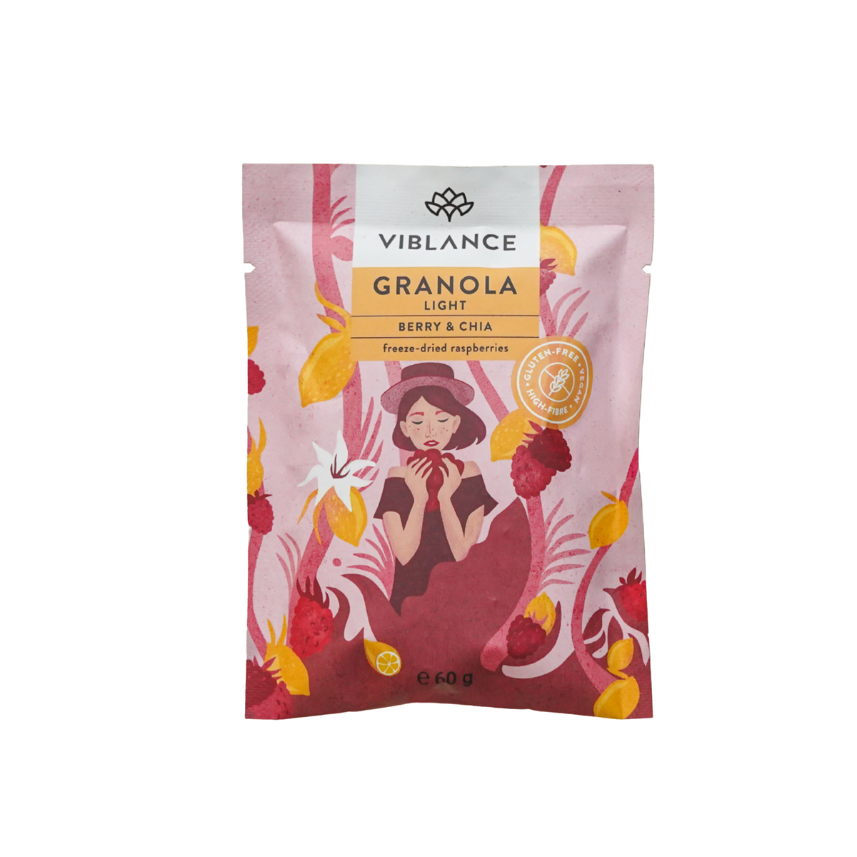 Viblance Granola Light Berry & Chia 60g