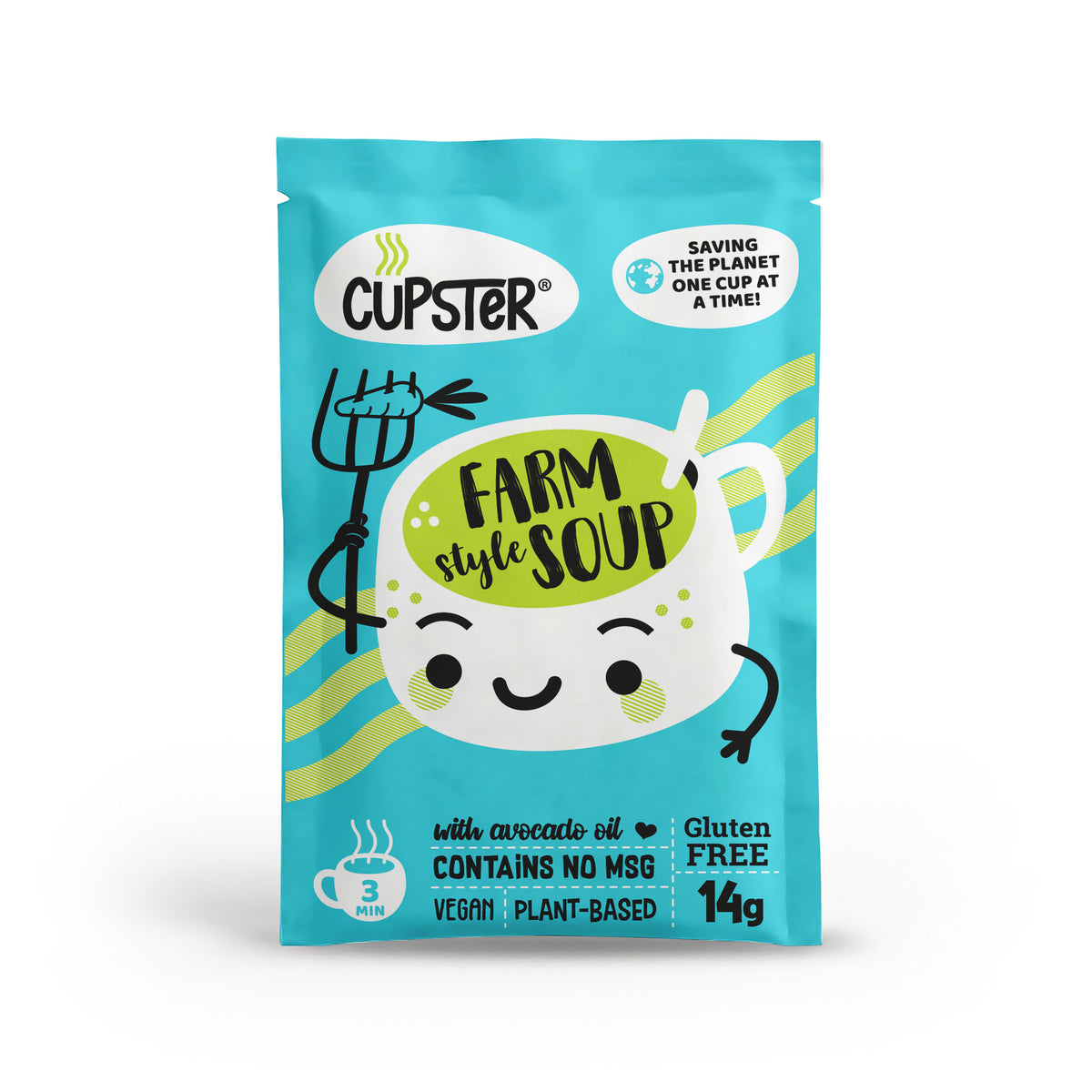 Sopa instantánea estilo granja Cupster 14g