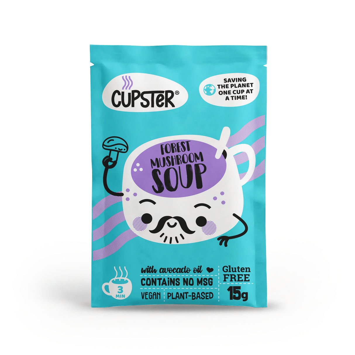 Sopa instantánea de champiñones del bosque Cupster 15g