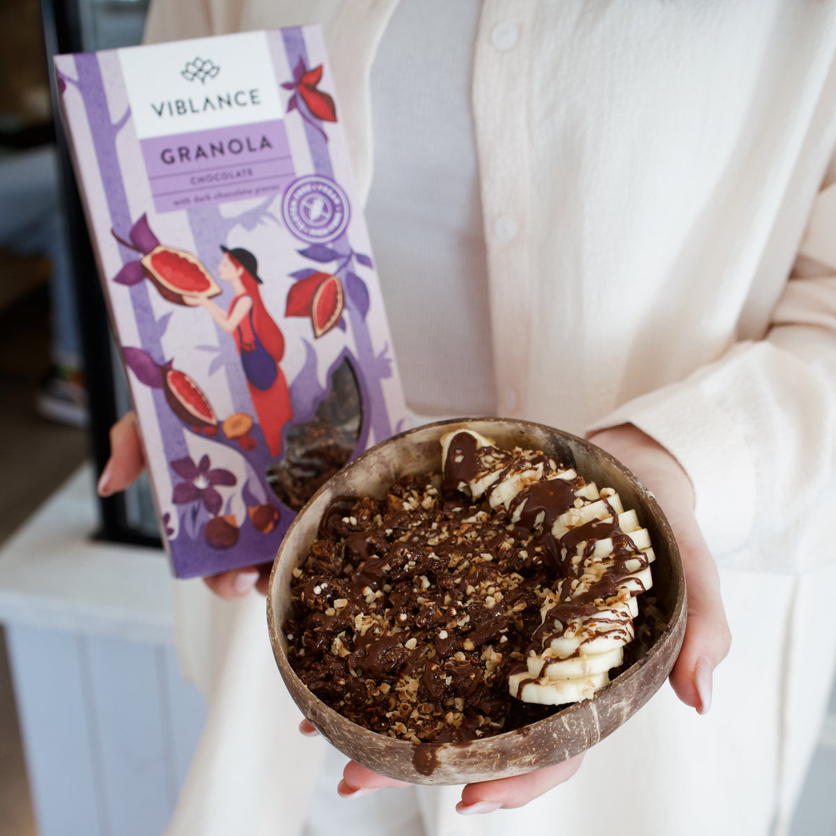 Viblance Knuspermüsli Schokolade 60g