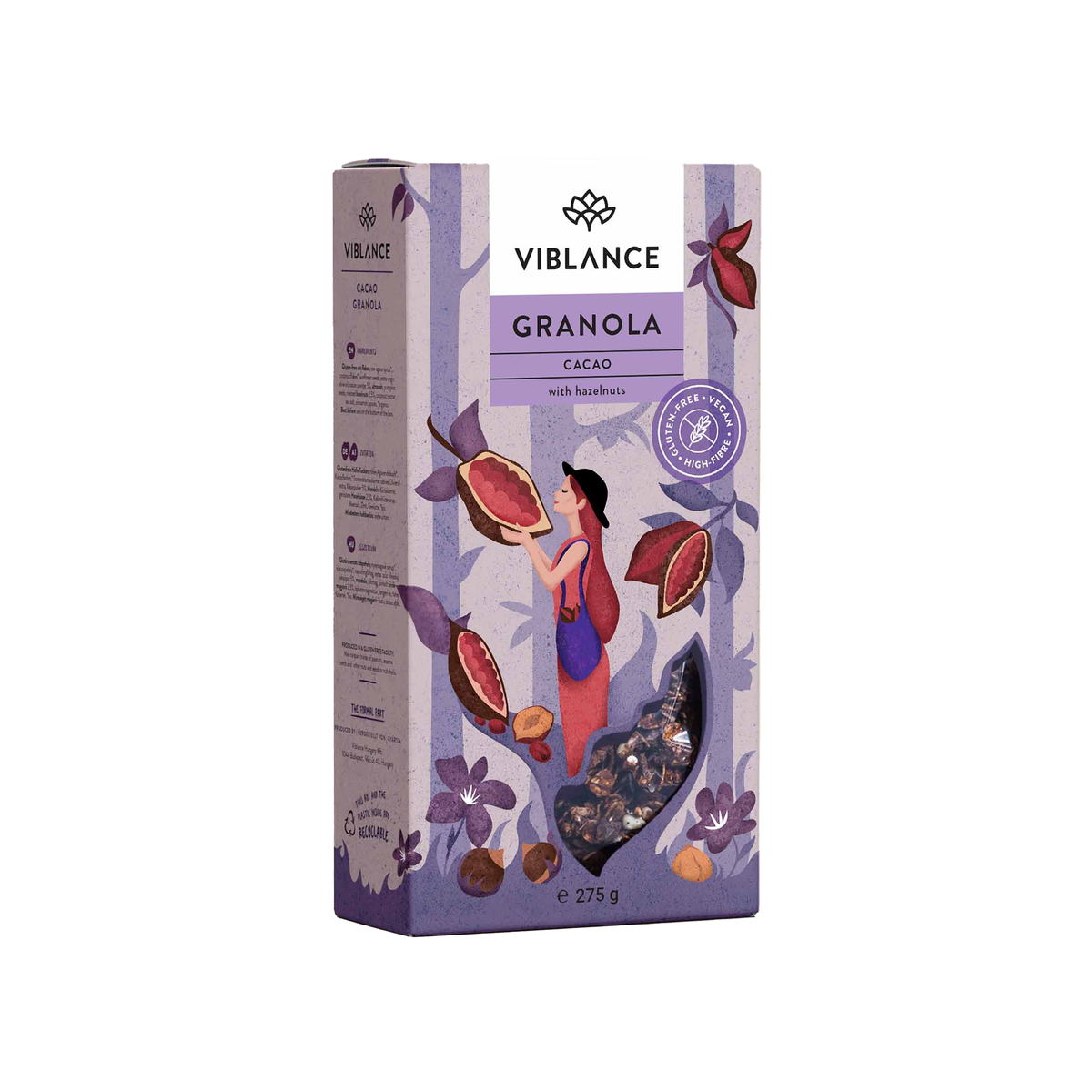 Viblance Knuspermüsli Schokolade 275g