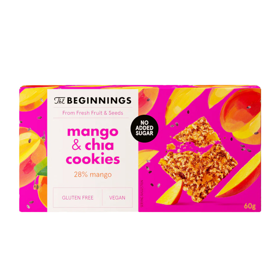 The Beginnings Mango Chia Cookies 60g