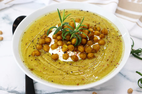 Creamy chickpea soup