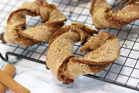 Walnut Twist with jam