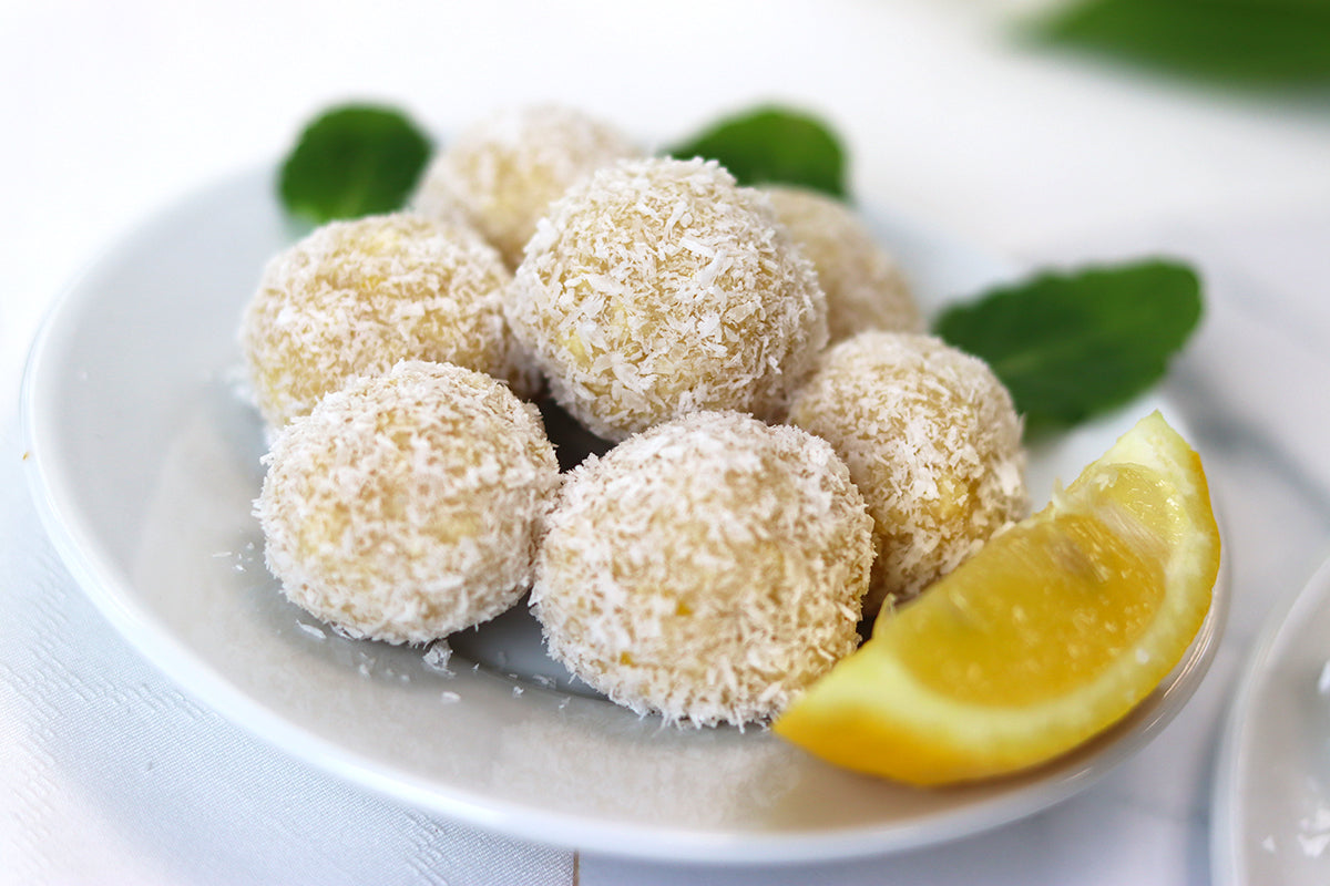 Lemon coconut ball