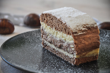 Chestnut biscuit cake