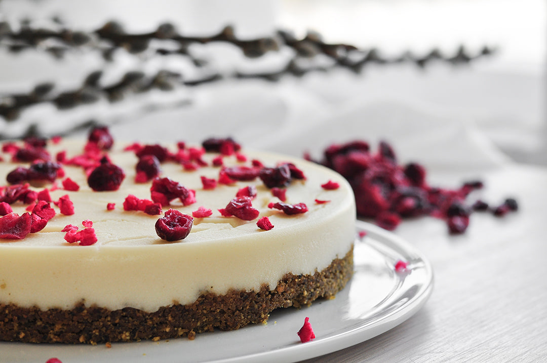 Pumpkin-cranberry cake
