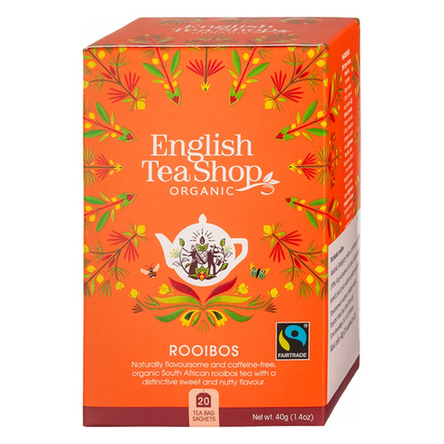 English Tea Shop Rooibos Organic Tea 40g (20 bags)