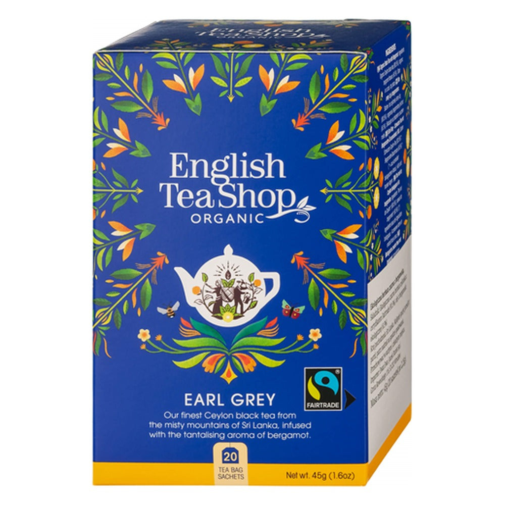 English Tea Shop Earl Grey Organic Tea 45g (20 bags)