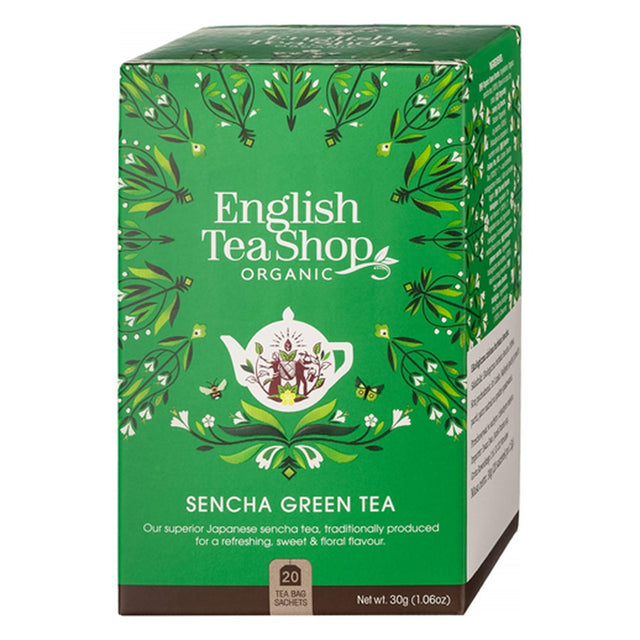 English Tea Shop Organic Sencha Green Tea 30g (20 bags)