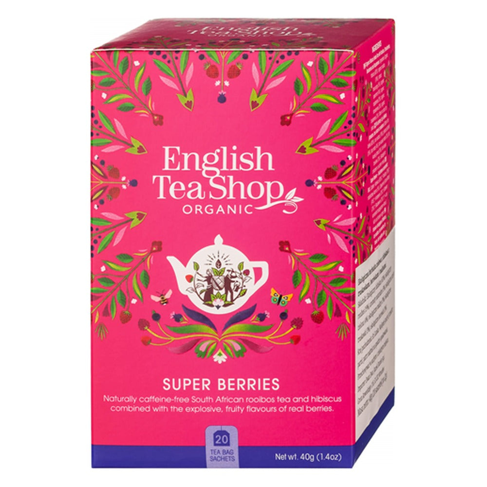 English Tea Shop Super Berries Organic Tea 30g (20 bags)
