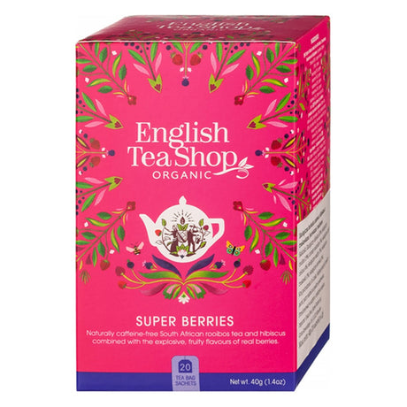 English Tea Shop Super Berries Organic Tea 30g (20 bags)