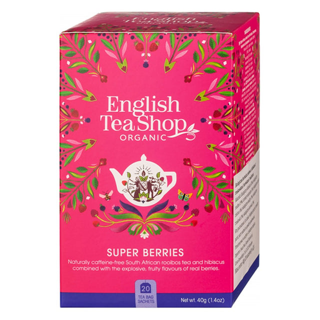English Tea Shop Super Berries Organic Tea 30g (20 bags)