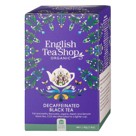 English Tea Shop Organic Decaffeinated Black Tea 40g (20 bags)