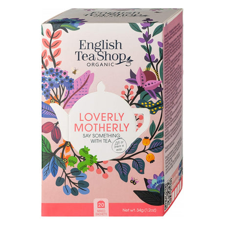 English Tea Shop Loverly Motherly Organic Tea Collection 34g (20 bags)
