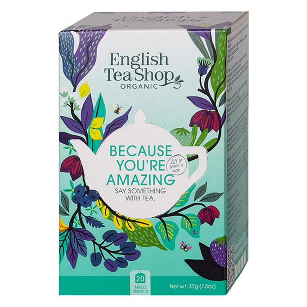 English Tea Shop Because You're Amazing Organic Tea Collection 37g (20 bags)