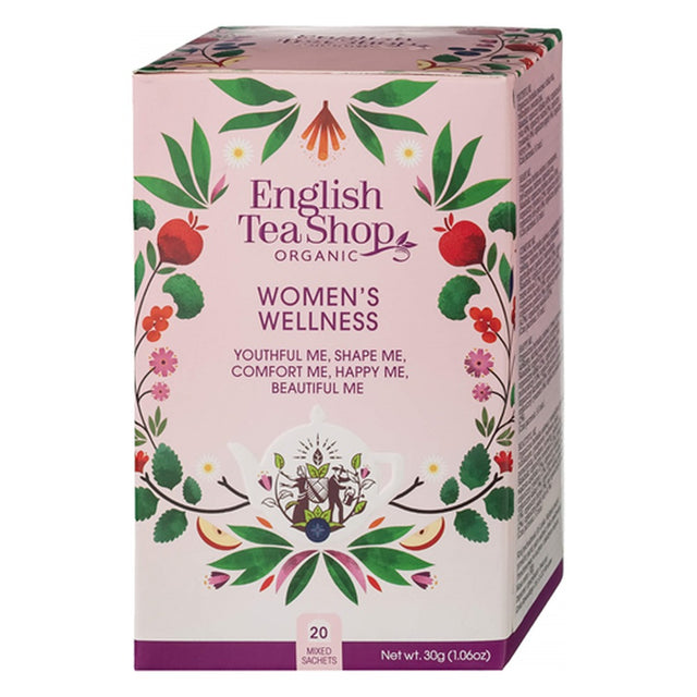 English Tea Shop Women's Wellness Organic Tea Collection 30g (20 bags)