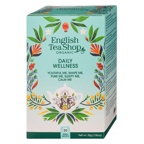 English Tea Shop Daily Wellness Organic Tea Collection 30g (20 bags)