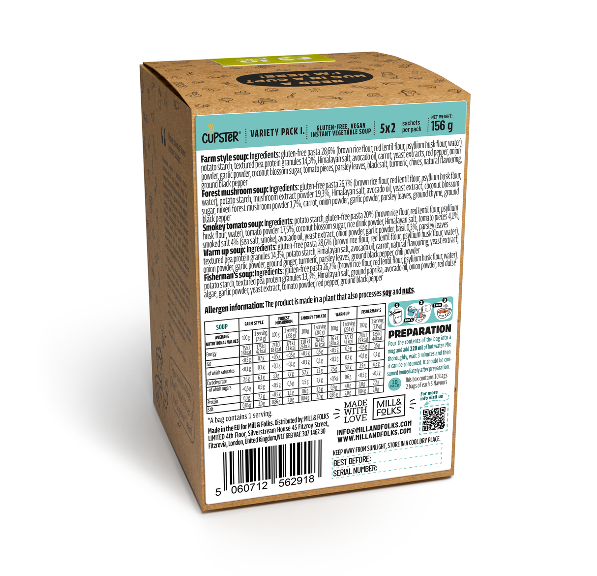 Cupster-Instant-Suppen-Sortenpaket