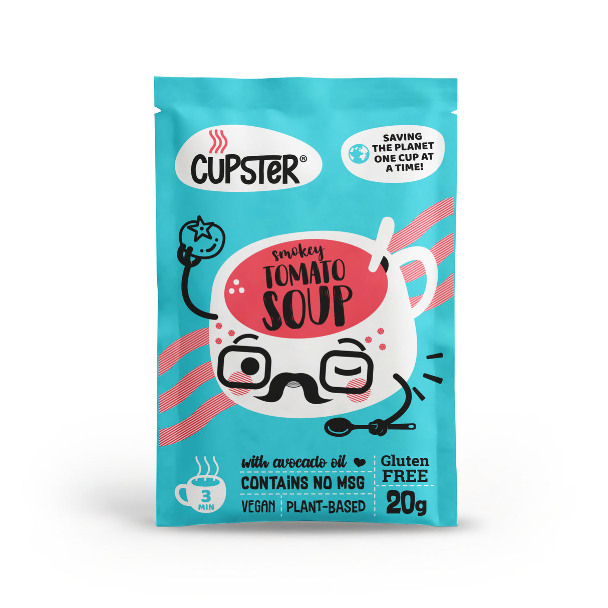 Cupster sofortige rauchige Tomatensuppe 20g