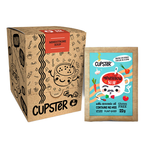 Cupster instant minestrone soup 10 pack (10x22g)