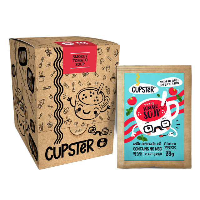 Cupster instant smokey tomato soup 10 pack (10x33g)