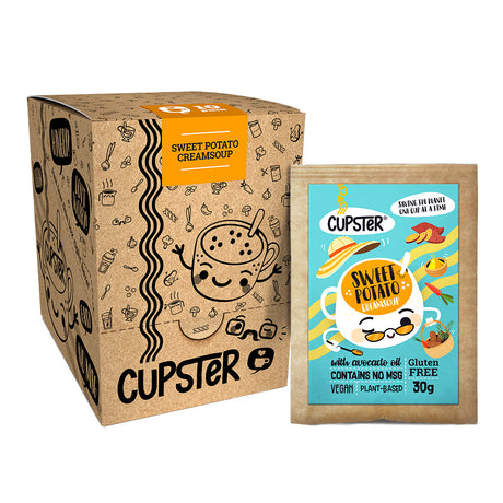Cupster instant sweet potato creamsoup 10 pack (10x30g)
