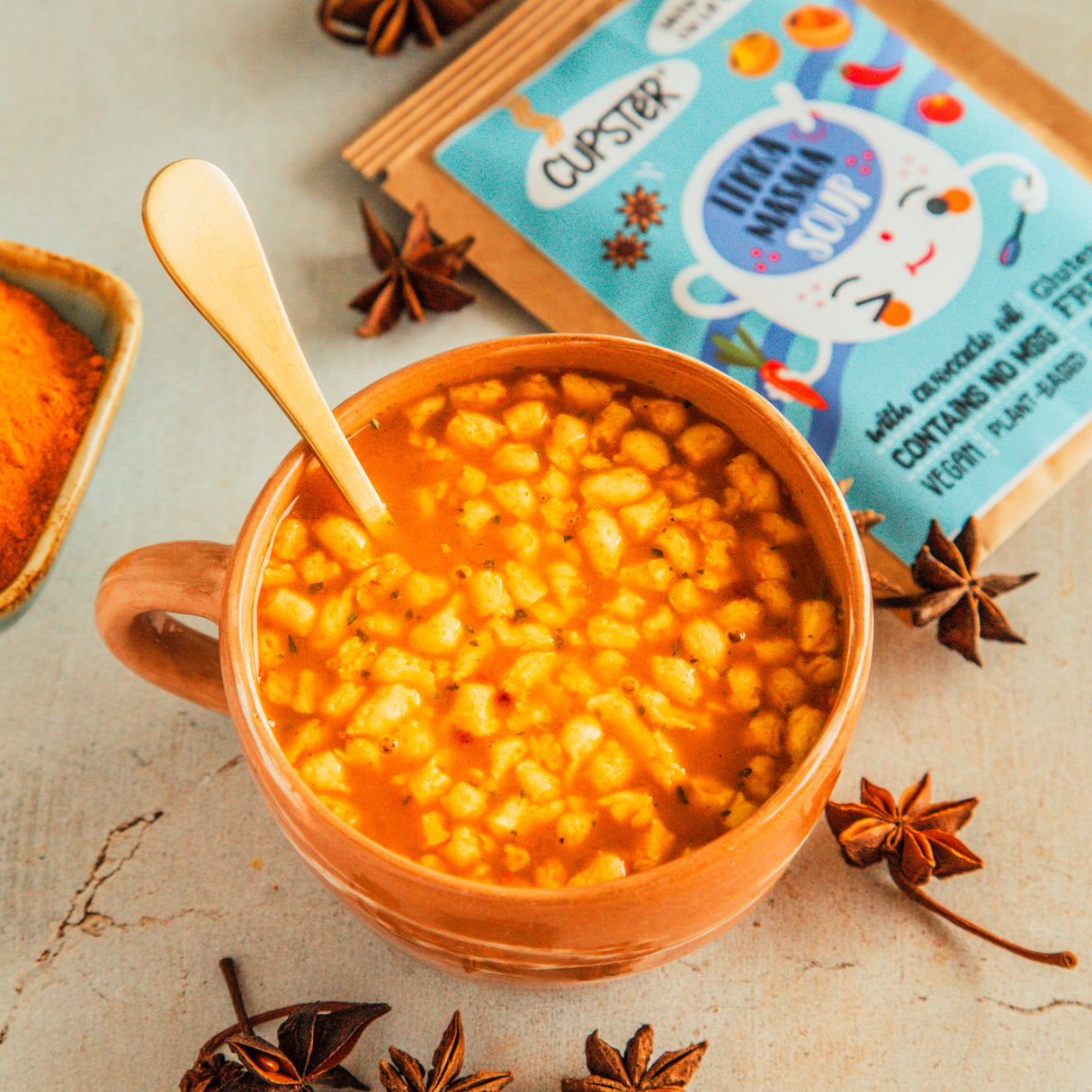 Cupster instant tikka masala soup 10 pack (10x28g)