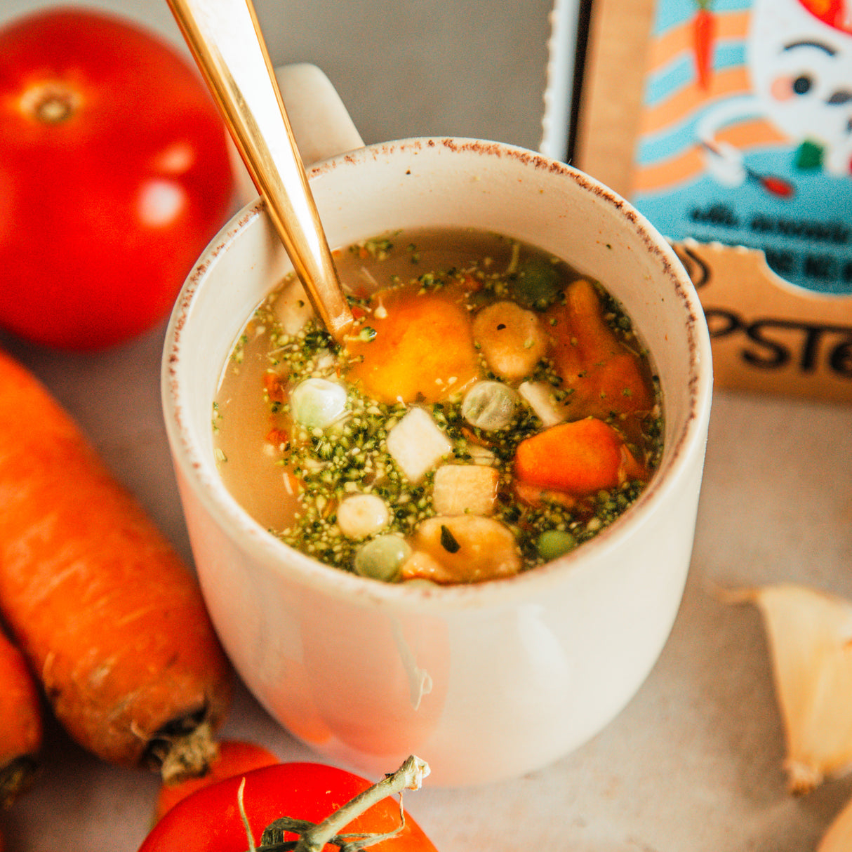 Cupster instant minestrone soup 10 pack (10x22g)