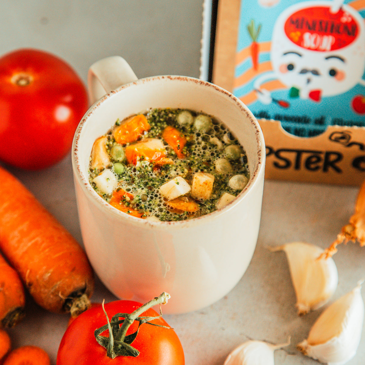 Cupster instant minestrone soup 10 pack (10x22g)