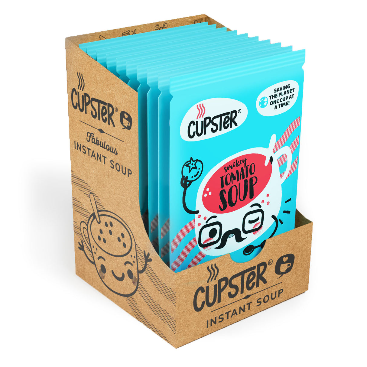 Cupster instant smokey juha od rajčice 10 pak (10x33g)