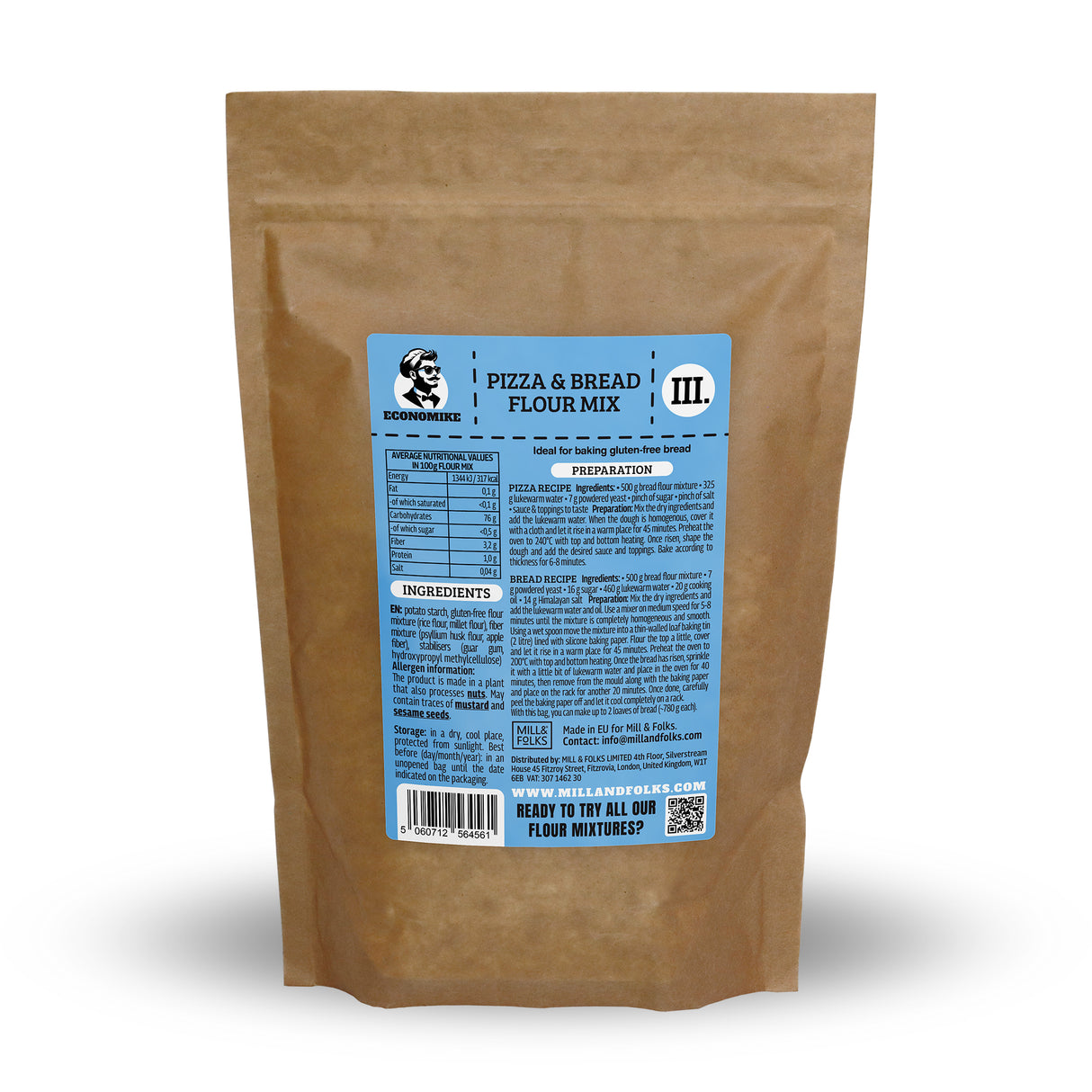 Economike Pizza & Bread mix 900g
