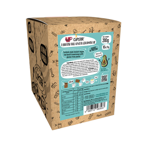 Cupster Instant türkische rote Linsencremesuppe 10er Pack (10x31g)