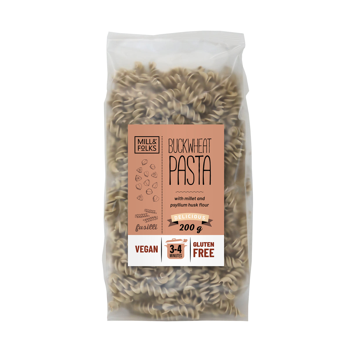 Buckwheat pasta fusilli 200g
