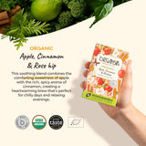 Organsia Apple, Cinnamon & Rosehip Organic Tea (18 bags)