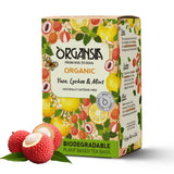Organsia Yuzu, Lychee & Mint Organic Tea (18 bags)