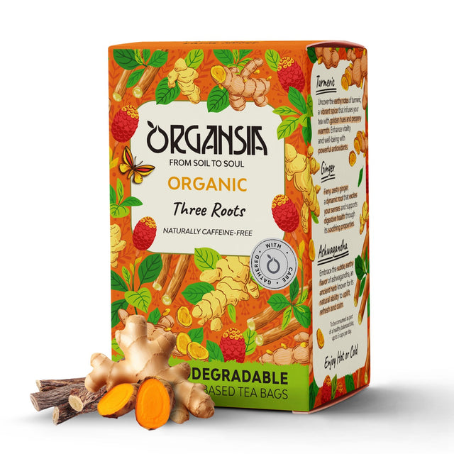 Organsia Three Roots Organic Tea 27g (18 bags)