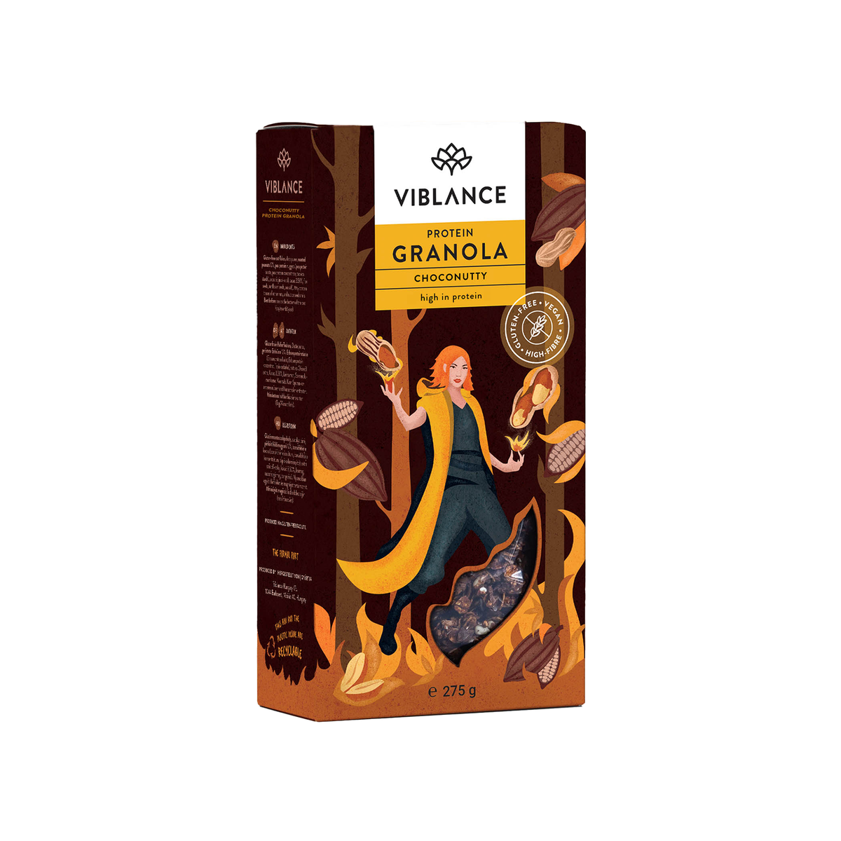 Granola Proteica Viblance Choconutty 275g