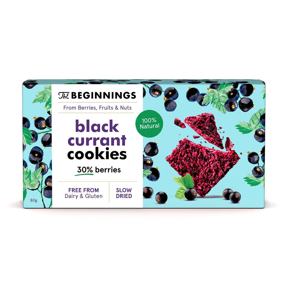 The Beginnings RAW Black currant cookies 80g