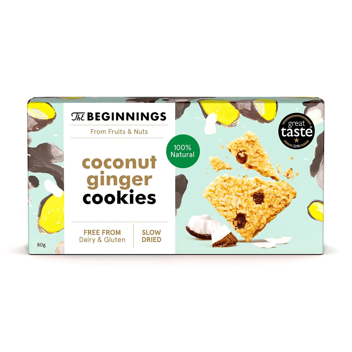 The Beginnings RAW Coconut ginger cookies