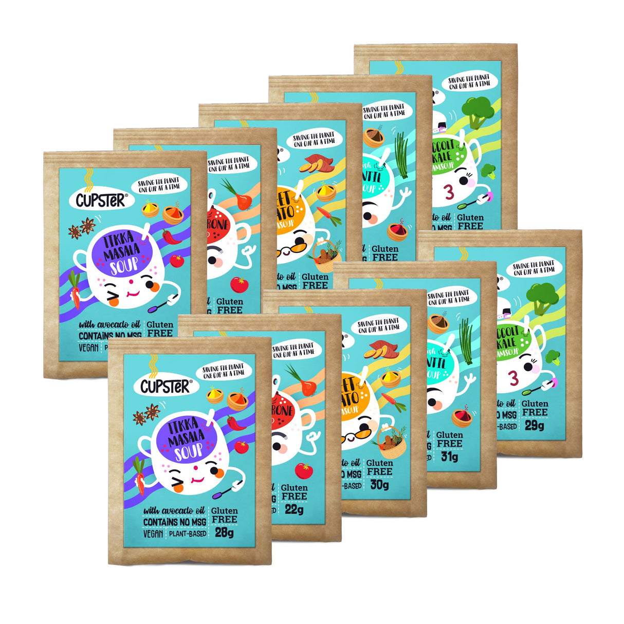 Cupster instant soup variety pack II