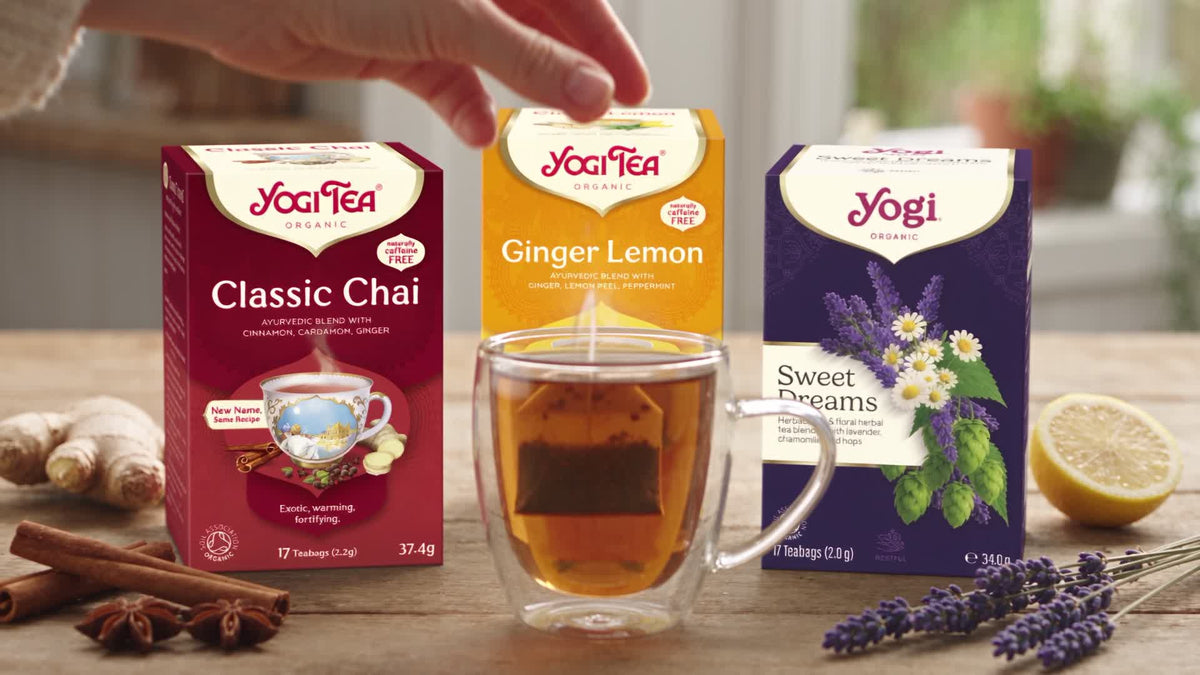 Yogi Tea Classic Chai, Ginger Lemon and Sweet Dreams