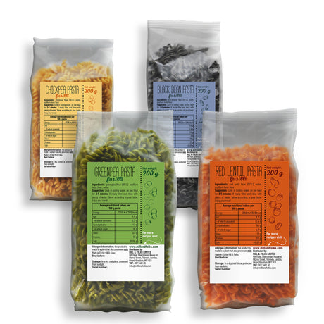 Easy Pasta Legumes fusilli variety pack