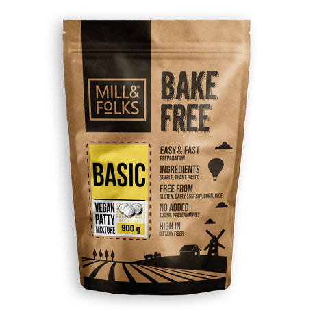 Bake-Free Basic patty mixture (millet)