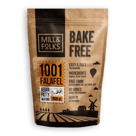 Bake-Free 1001 falafel patty mixture (millet)