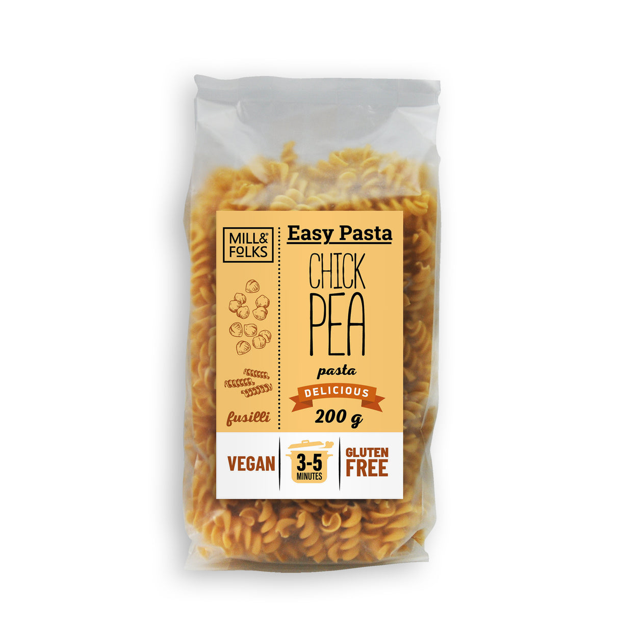 Easy Pasta Chickpea pasta fusilli