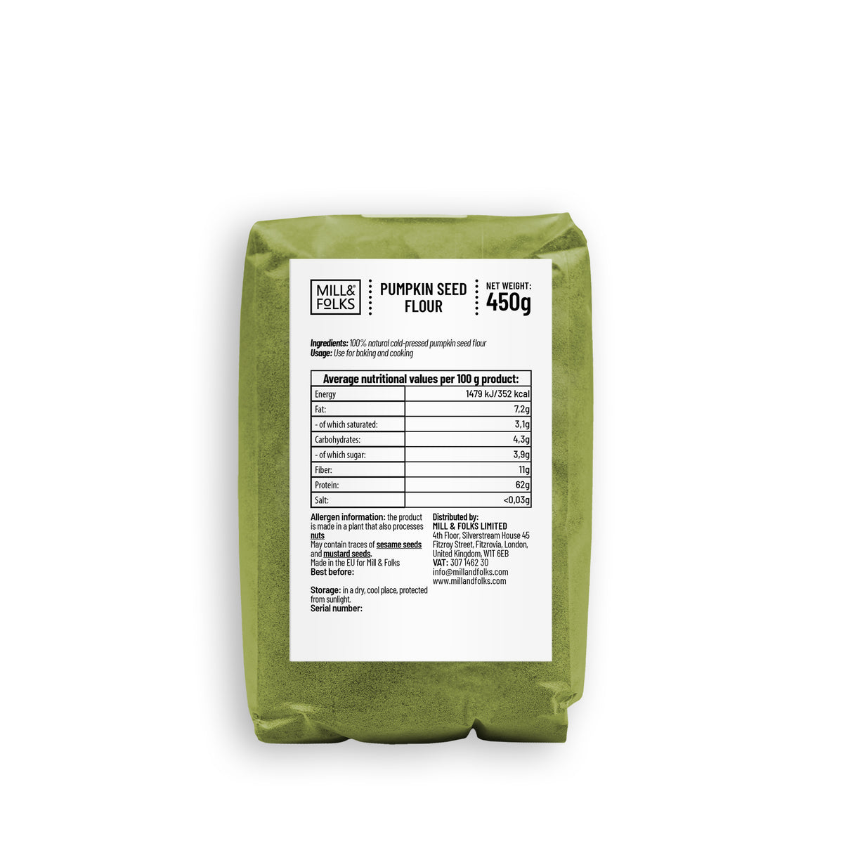 Pumpkin seed flour 450g