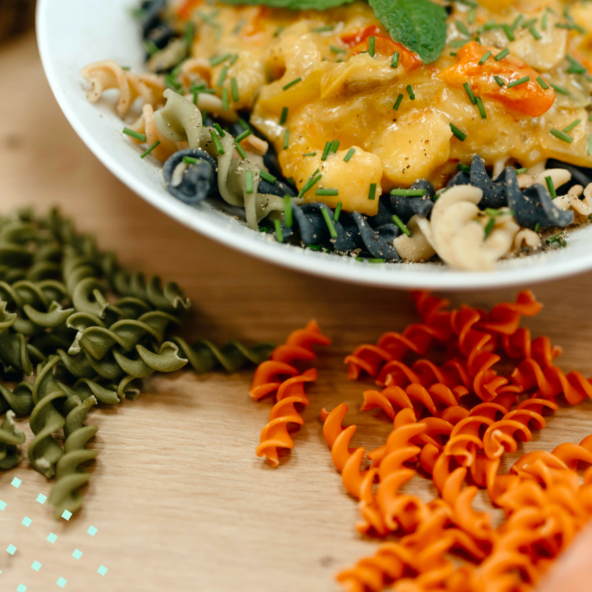 Easy Pasta Black bean pasta fusilli